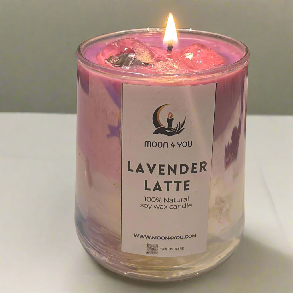 LAVENDER LATTE CANDLE