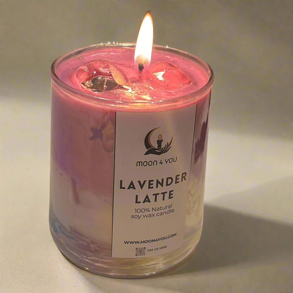 LAVENDER LATTE CANDLE