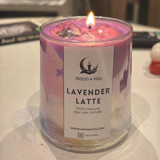 LAVENDER LATTE CANDLE