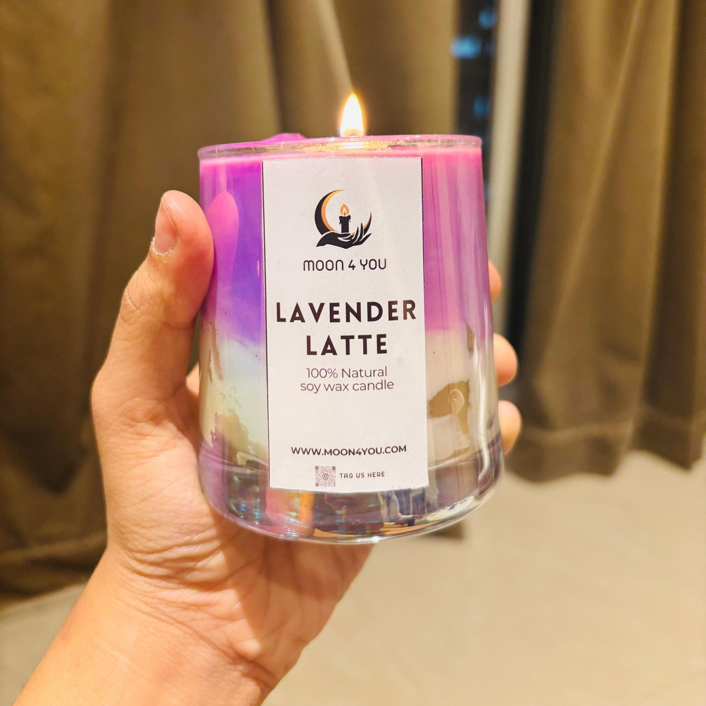LAVENDER LATTE CANDLE